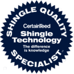 CertainTeed Shingle Quality Specialist certification badge